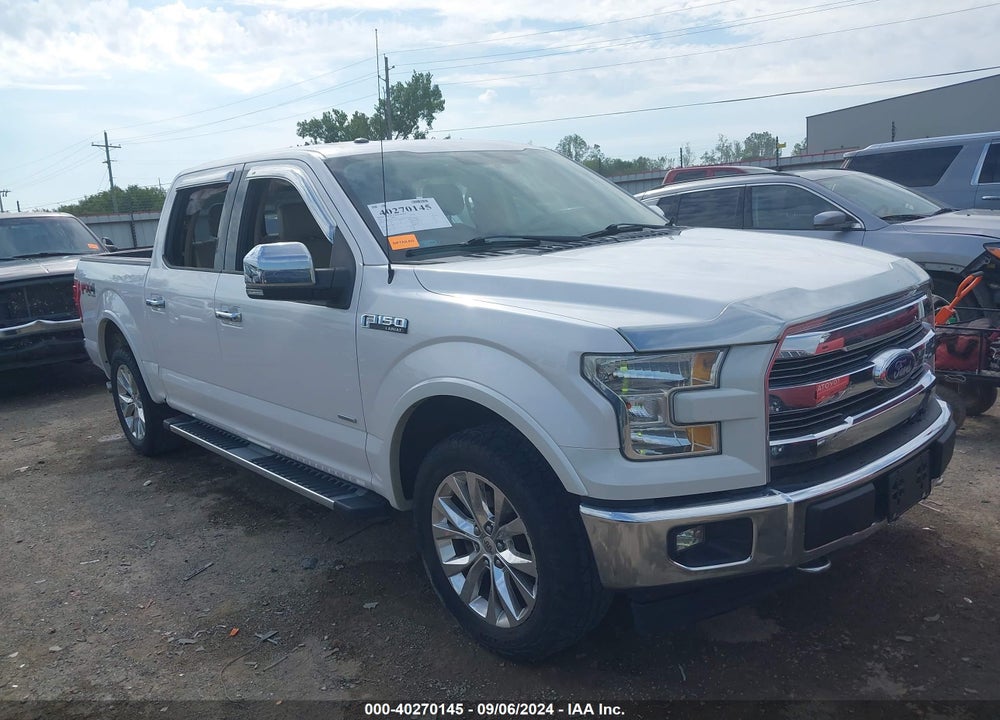 2015 FORD F-150 LARIAT VIN: 1FTEW1EP8FKE72573