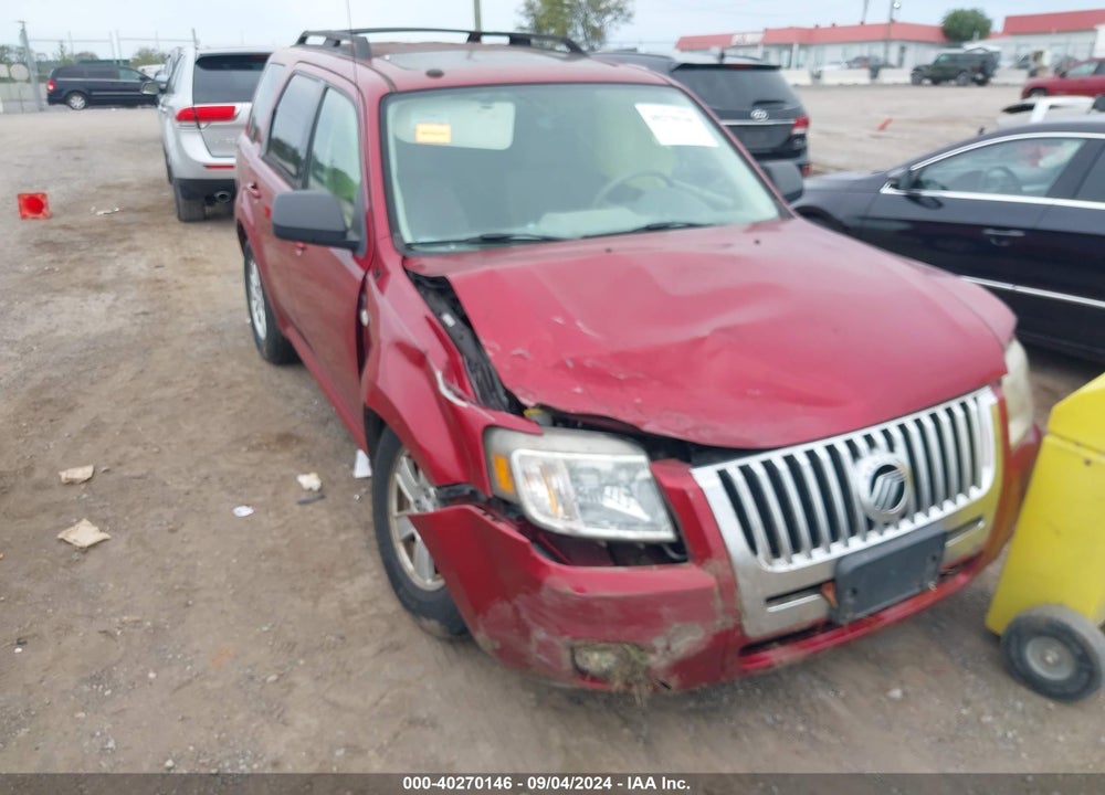 2009 MERCURY MARINER V6 VIN: 4M2CU81G99KJ00461