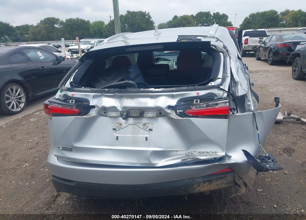 2017 LEXUS NX 200T F SPORT VIN: JTJYARBZ4H2080268