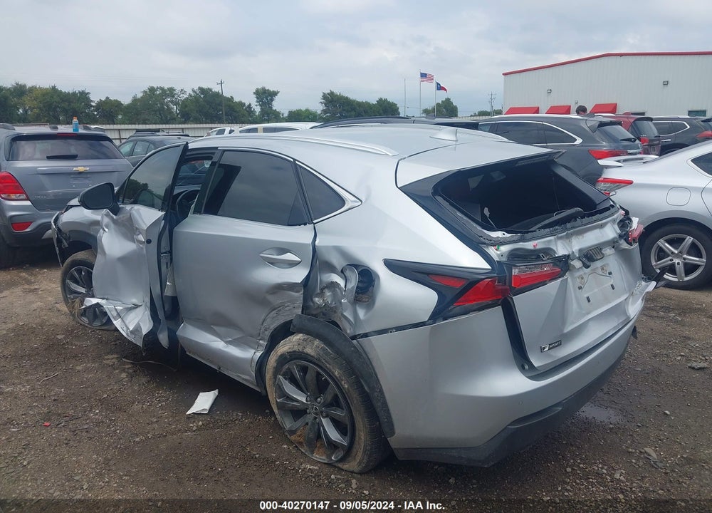 2017 LEXUS NX 200T F SPORT VIN: JTJYARBZ4H2080268