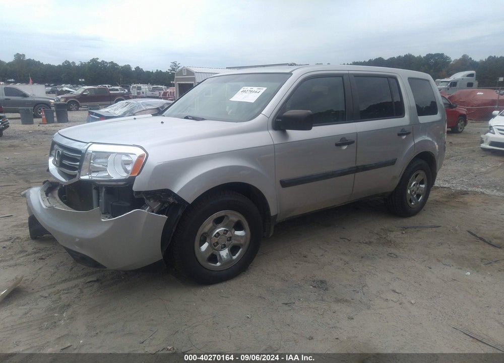 2014 HONDA PILOT LX VIN: 5FNYF3H26EB011974