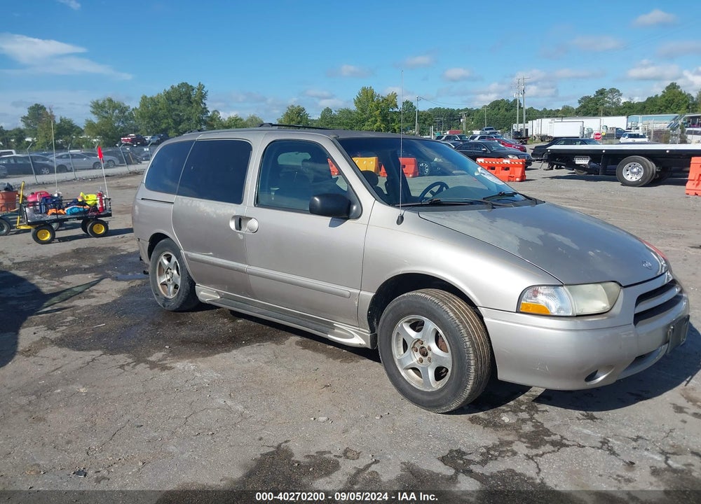 2001 NISSAN QUEST GXE VIN: 4N2ZN15T21D801814