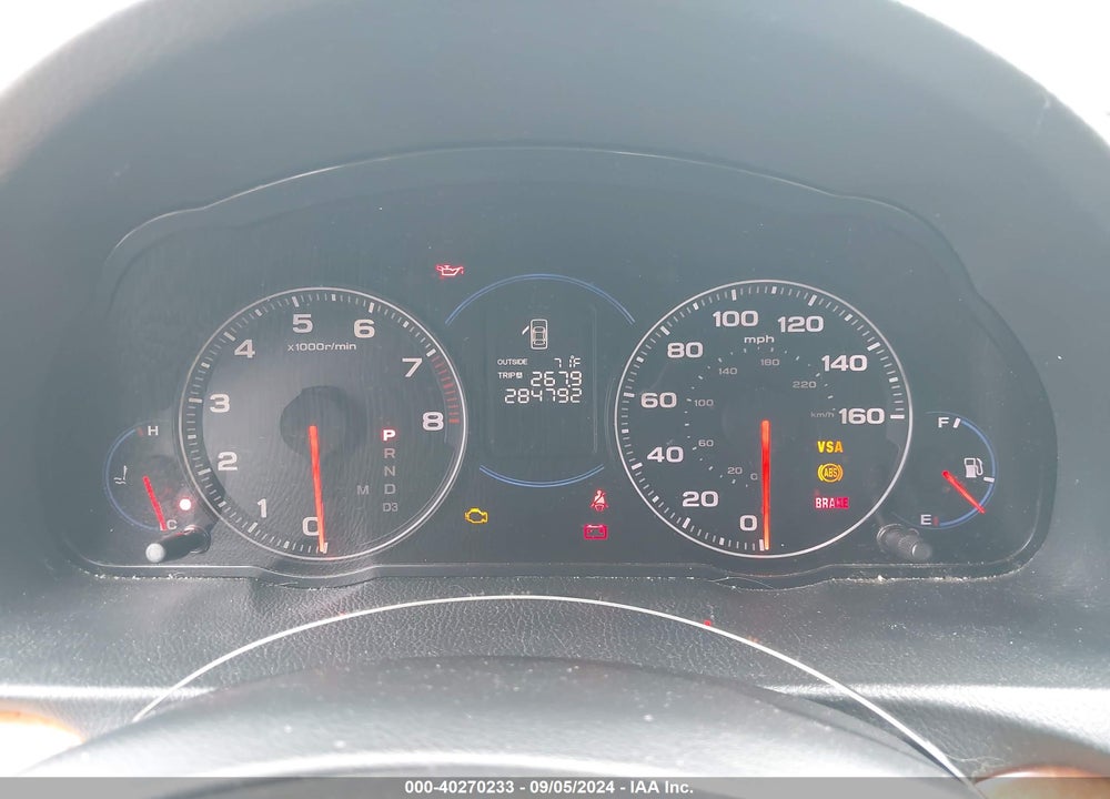 2005 ACURA TSX VIN: JH4CL968X5C002560