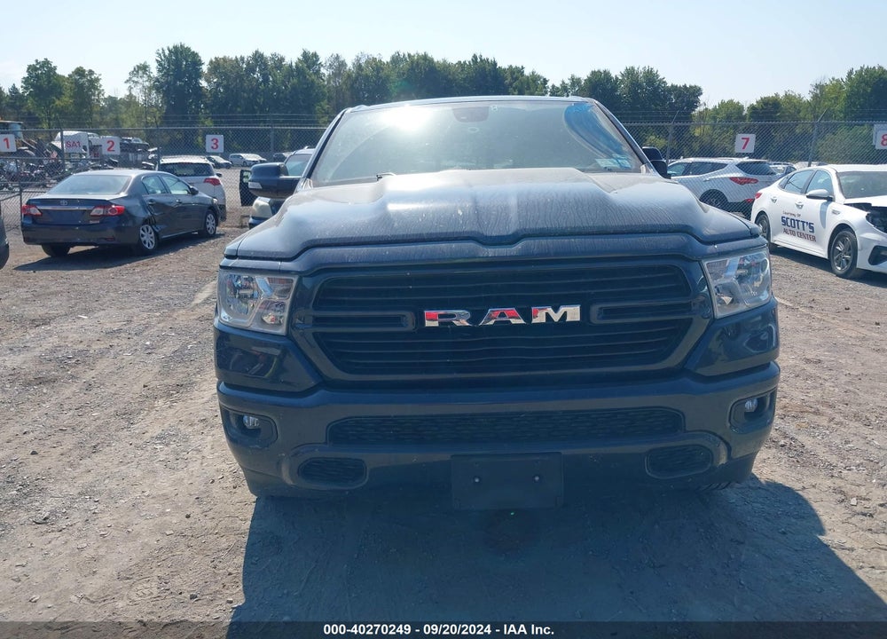 2021 RAM 1500 BIG HORN QUAD CAB 4X4 6'4 BOX VIN: 1C6SRFBT8MN721059