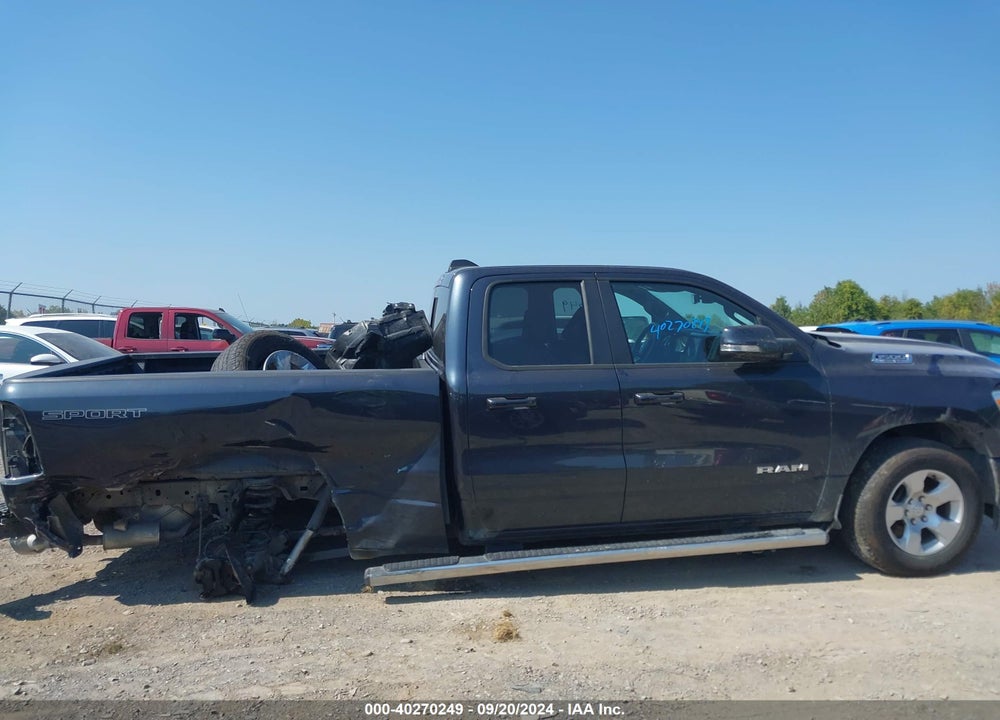 2021 RAM 1500 BIG HORN QUAD CAB 4X4 6'4 BOX VIN: 1C6SRFBT8MN721059
