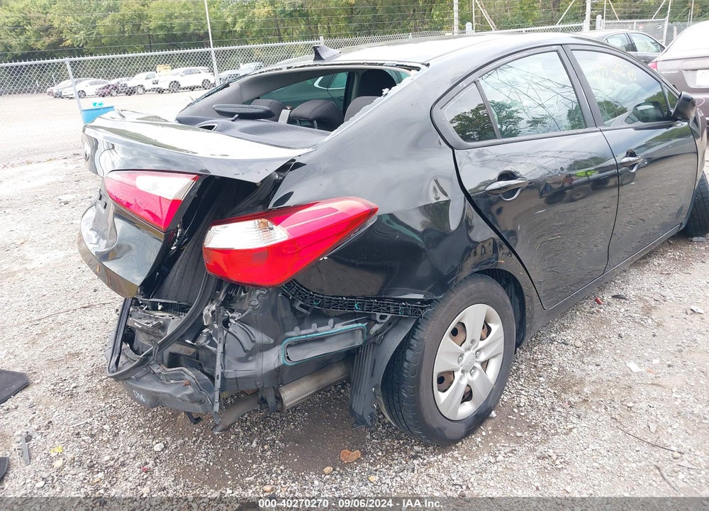 2016 KIA FORTE LX VIN: KNAFK4A66G5511124