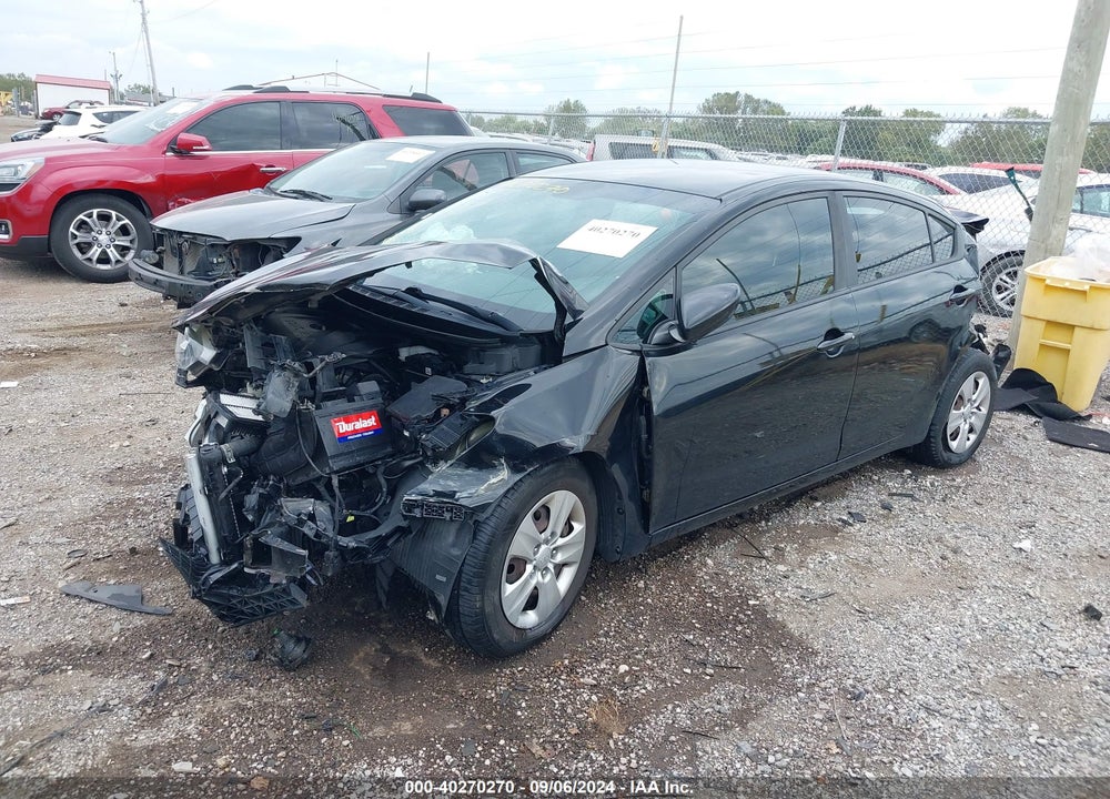 2016 KIA FORTE LX VIN: KNAFK4A66G5511124