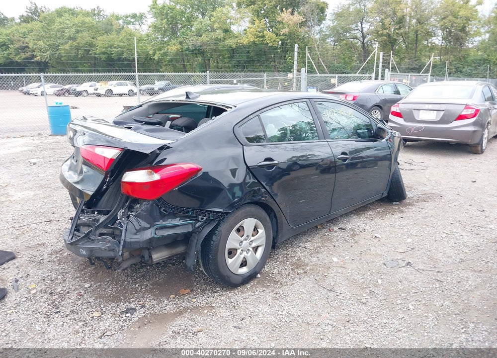 2016 KIA FORTE LX VIN: KNAFK4A66G5511124