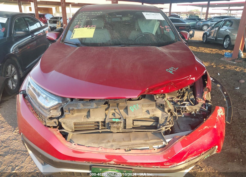 2021 HONDA CR-V HYBRID EX-L VIN: 7FART6H84ME007427