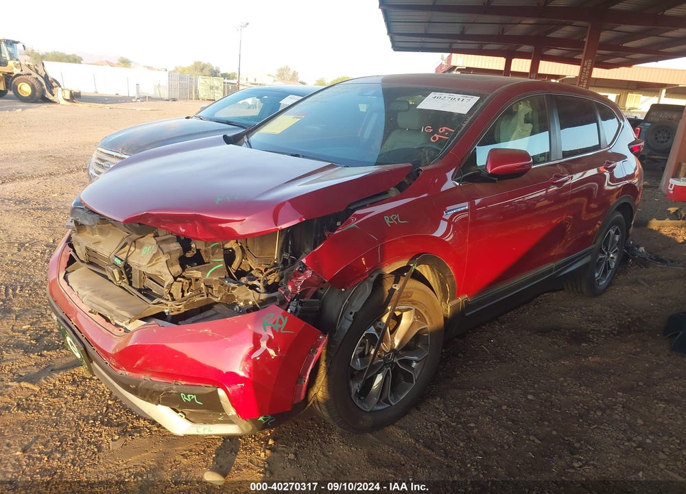 2021 HONDA CR-V HYBRID EX-L VIN: 7FART6H84ME007427
