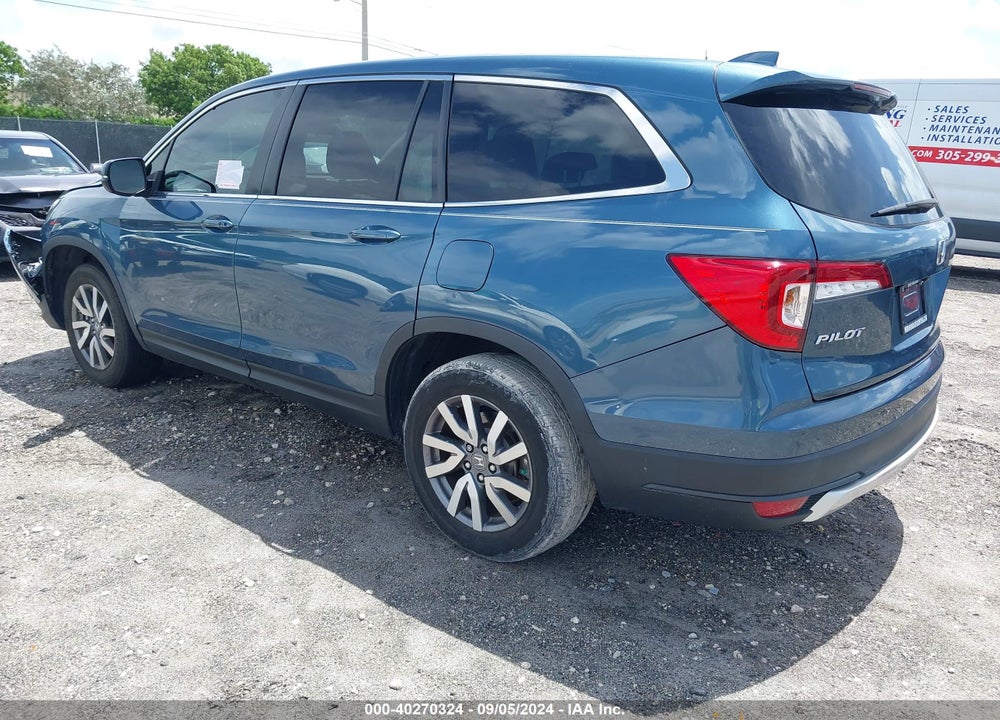 2021 HONDA PILOT 2WD EX VIN: 5FNYF5H3XMB004691