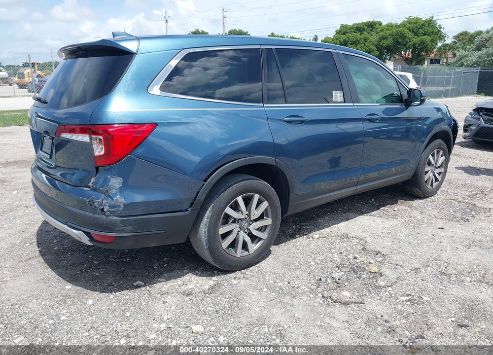 2021 HONDA PILOT 2WD EX VIN: 5FNYF5H3XMB004691