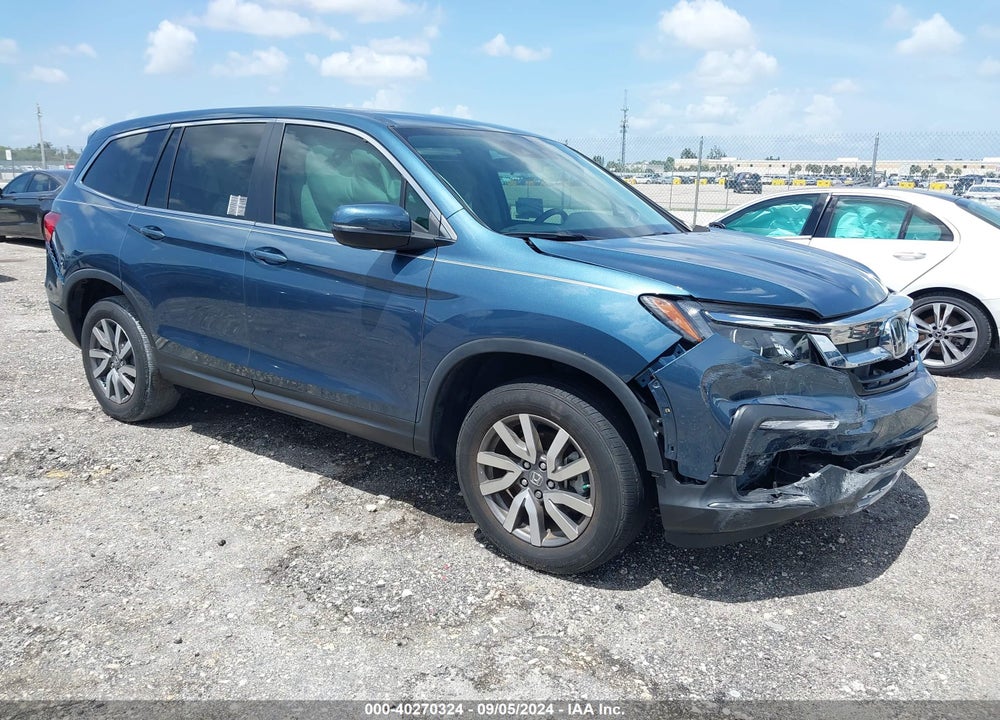 2021 HONDA PILOT 2WD EX VIN: 5FNYF5H3XMB004691
