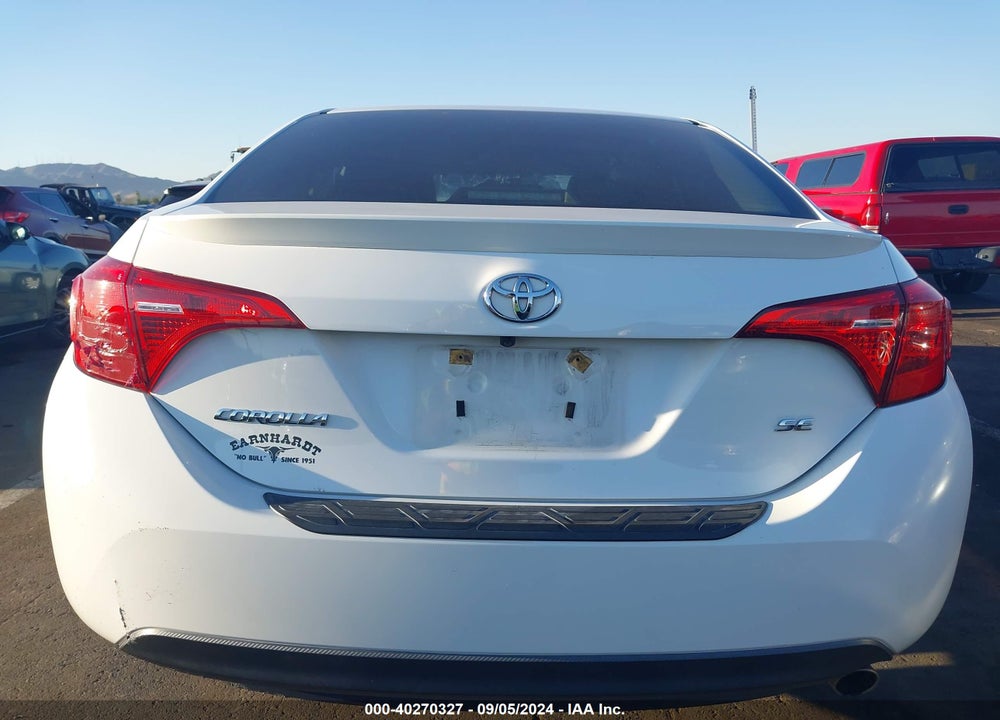 2018 TOYOTA COROLLA SE VIN: 2T1BURHE0JC073782