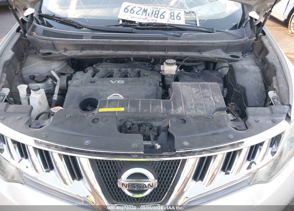 2010 NISSAN MURANO S VIN: JN8AZ1MU6AW006434