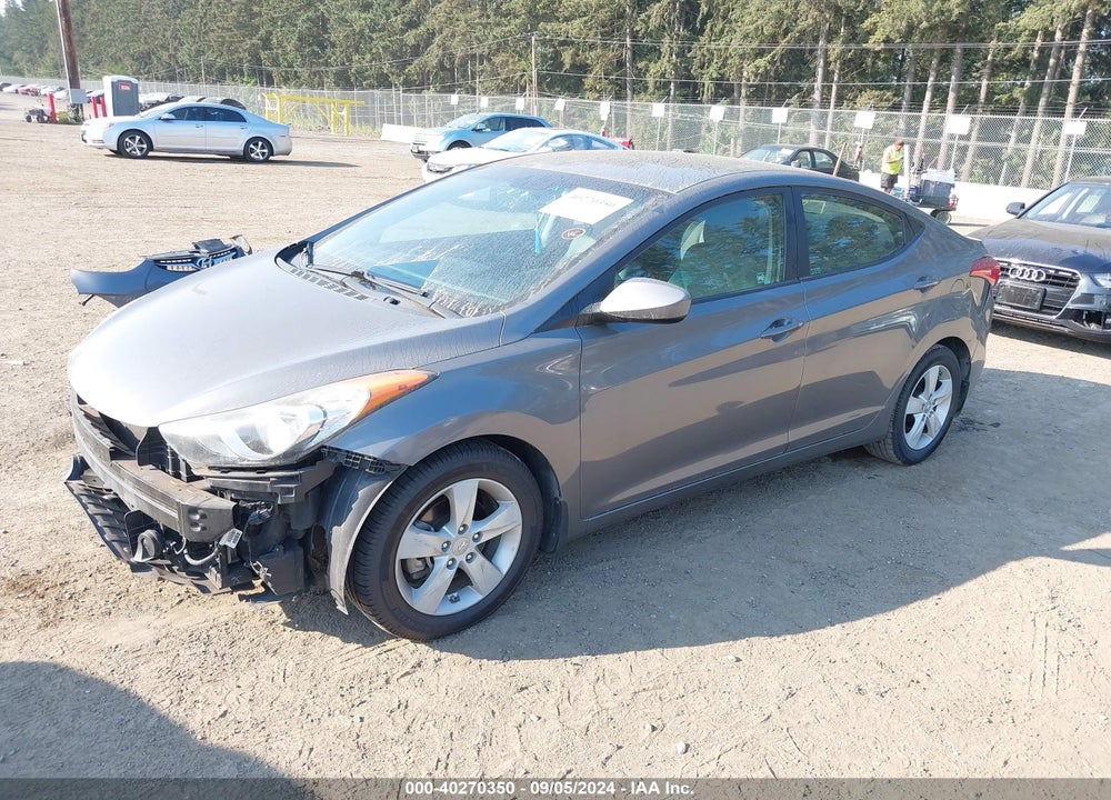 2013 HYUNDAI ELANTRA GLS VIN: 5NPDH4AE7DH255975