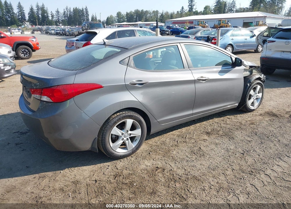 2013 HYUNDAI ELANTRA GLS VIN: 5NPDH4AE7DH255975