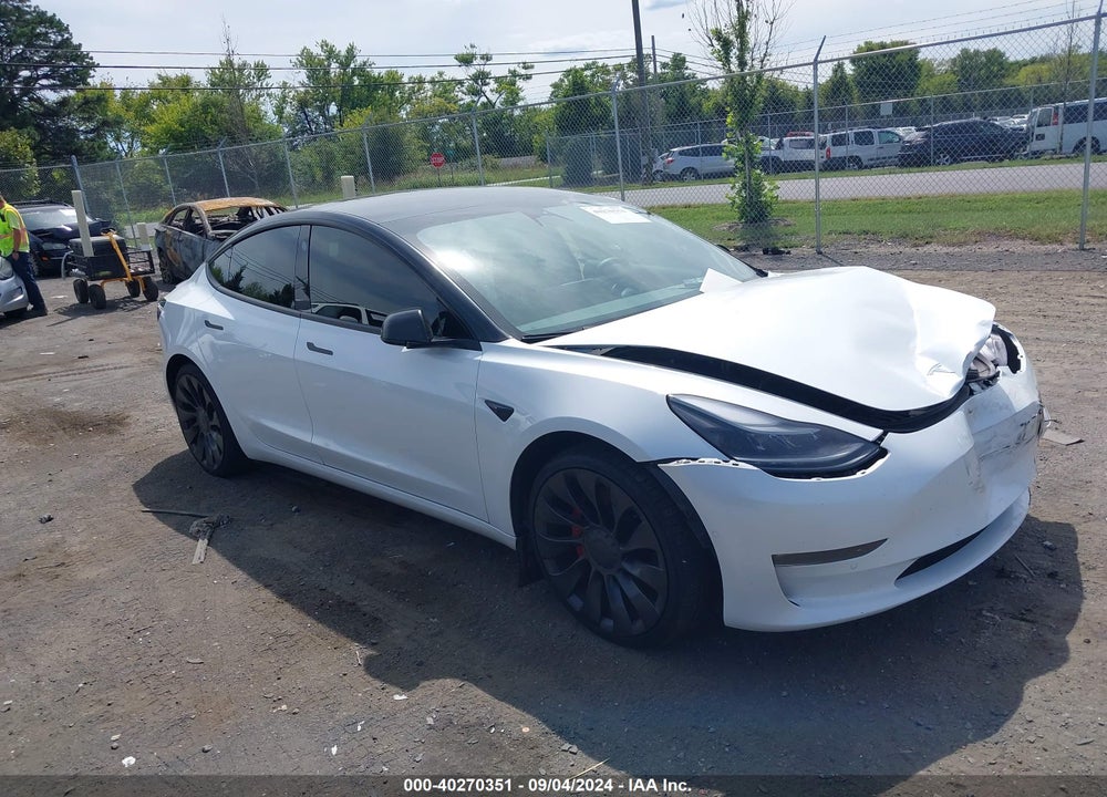 2022 TESLA MODEL 3 PERFORMANCE DUAL MOTOR ALL-WHEEL DRIVE VIN: 5YJ3E1EC3NF270243