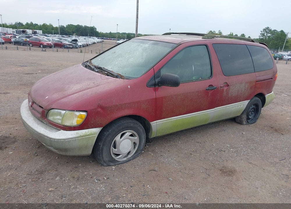 1998 TOYOTA SIENNA XLE VIN: 4T3ZF13C7WU018128