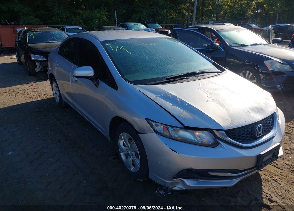 2014 HONDA CIVIC LX VIN: 19XFB2F5XEE265316