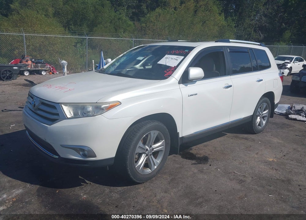 2011 TOYOTA HIGHLANDER LIMITED V6 VIN: 5TDYK3EH9BS048514