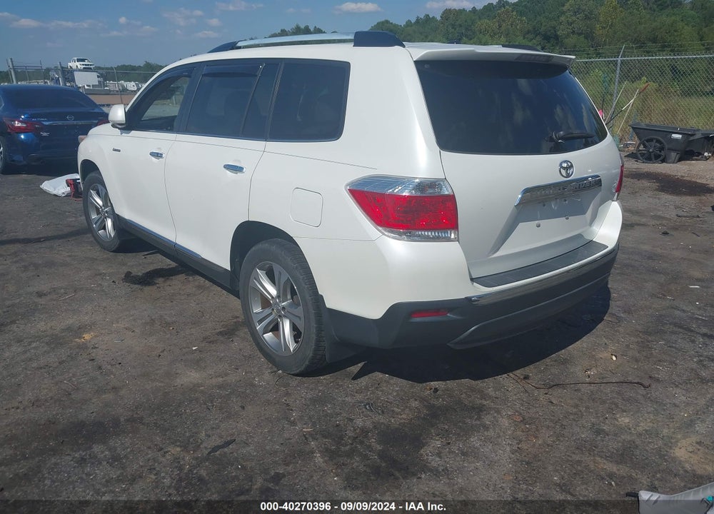2011 TOYOTA HIGHLANDER LIMITED V6 VIN: 5TDYK3EH9BS048514