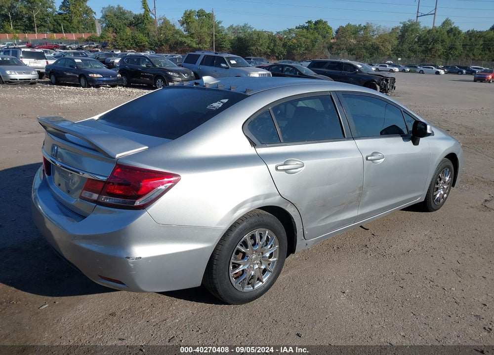 2013 HONDA CIVIC LX VIN: 2HGFB2F54DH526105
