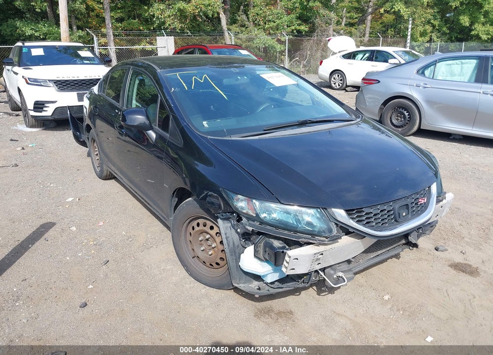 2013 HONDA CIVIC LX VIN: 19XFB2F5XDE019509