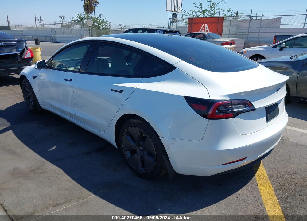2021 TESLA MODEL 3 STANDARD RANGE PLUS REAR-WHEEL DRIVE VIN: 5YJ3E1EA5MF092073