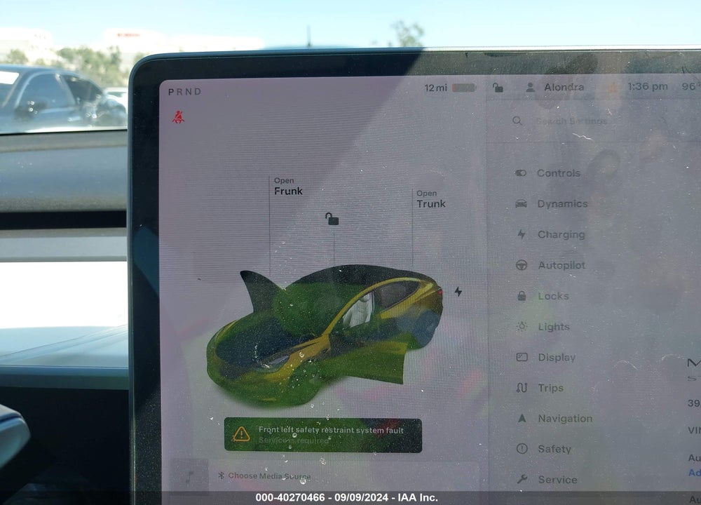 2021 TESLA MODEL 3 STANDARD RANGE PLUS REAR-WHEEL DRIVE VIN: 5YJ3E1EA5MF092073