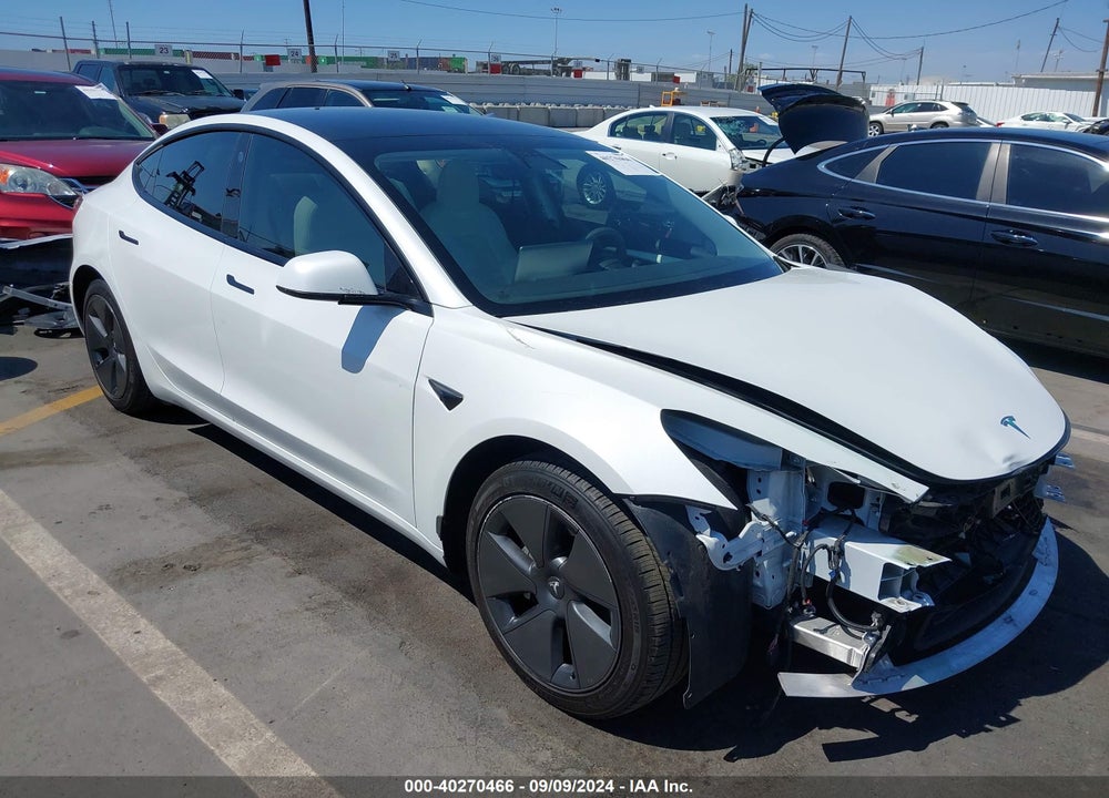2021 TESLA MODEL 3 STANDARD RANGE PLUS REAR-WHEEL DRIVE VIN: 5YJ3E1EA5MF092073