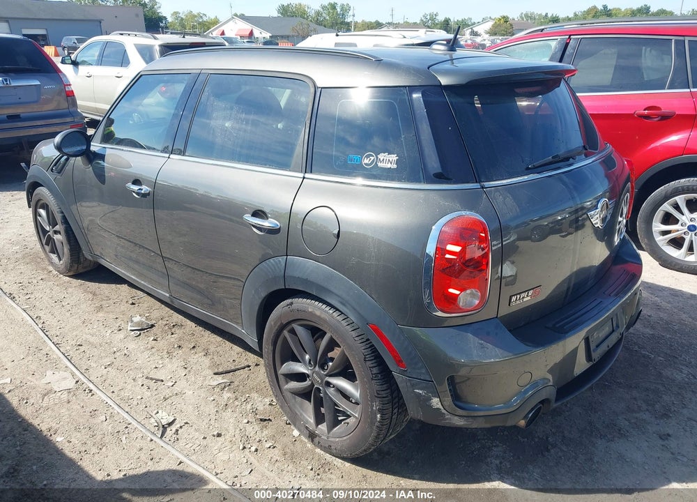 2012 MINI COOPER S COUNTRYMAN VIN: WMWZC3C5XCWM27630