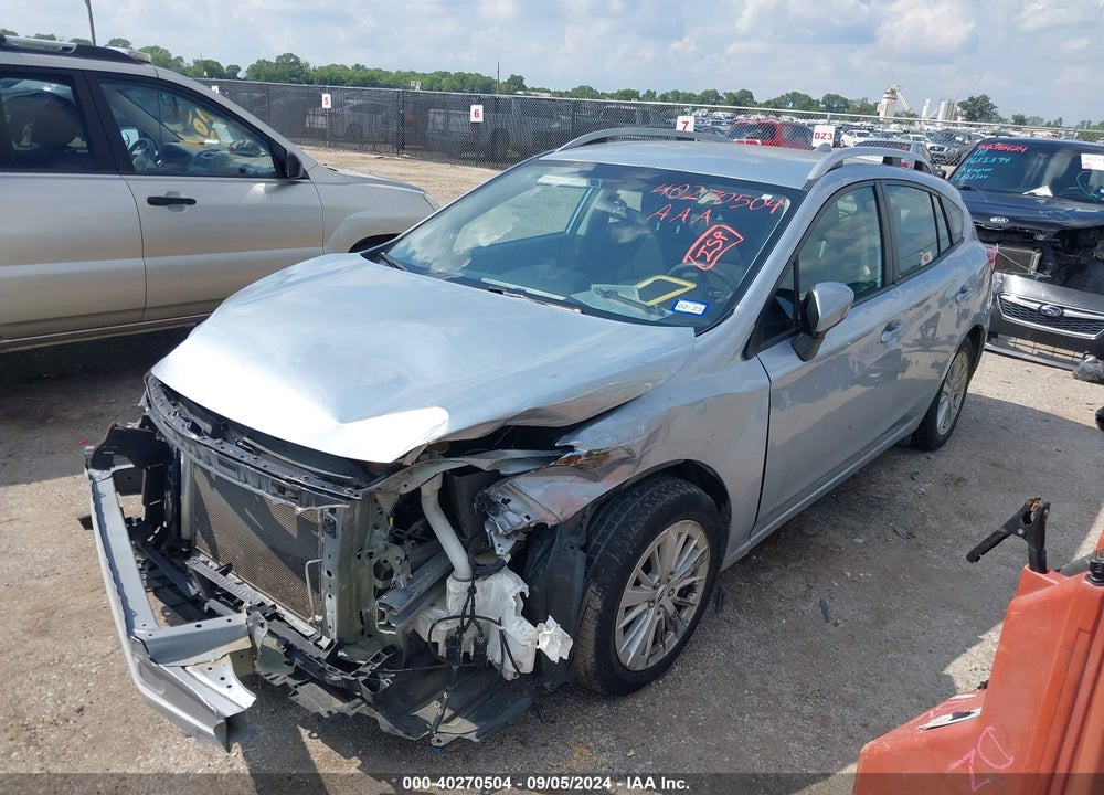 2018 SUBARU IMPREZA 2.0I PREMIUM VIN: 4S3GTAD6XJ3734106