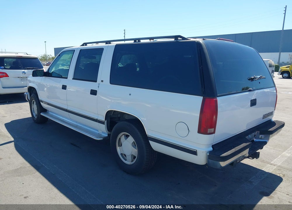 1996 CHEVROLET SUBURBAN VIN: 3GNFK16R4TG119242