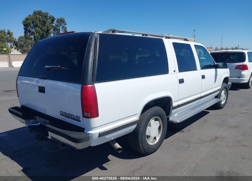 1996 CHEVROLET SUBURBAN VIN: 3GNFK16R4TG119242