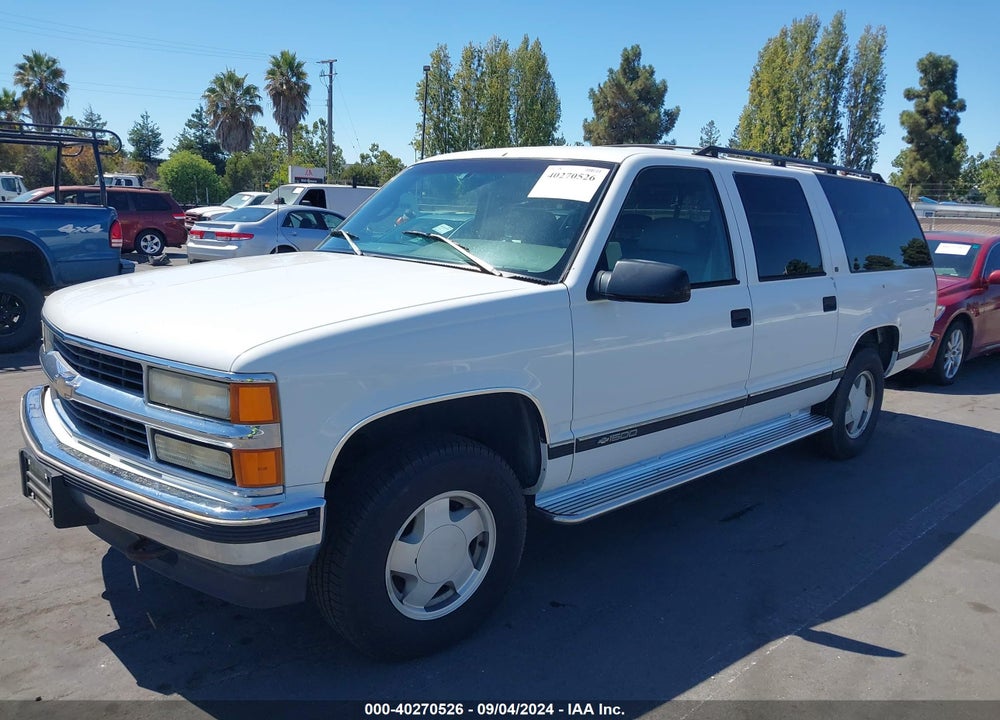 1996 CHEVROLET SUBURBAN VIN: 3GNFK16R4TG119242