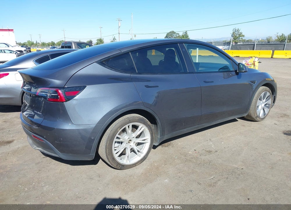2021 TESLA MODEL Y LONG RANGE DUAL MOTOR ALL-WHEEL DRIVE VIN: 5YJYGDEE4MF159329