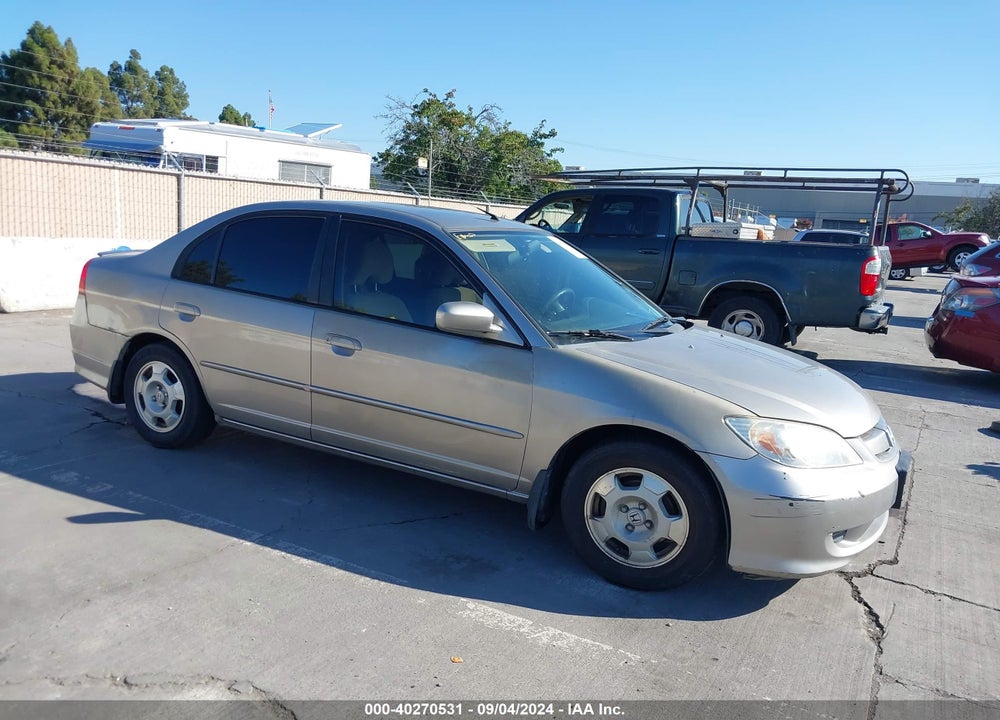 2005 HONDA CIVIC HYBRID VIN: JHMES96665S017816