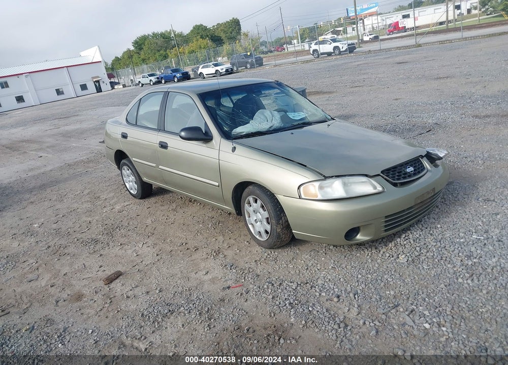 2002 NISSAN SENTRA XE VIN: 3N1CB51D12L681798