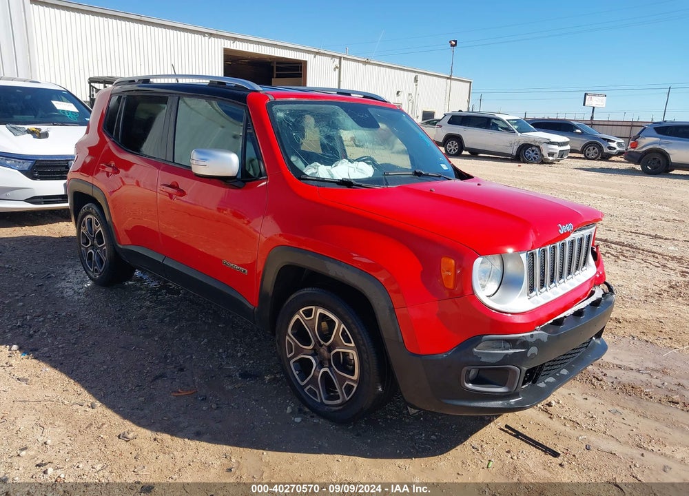 2015 JEEP RENEGADE LIMITED VIN: ZACCJADT3FPB45024