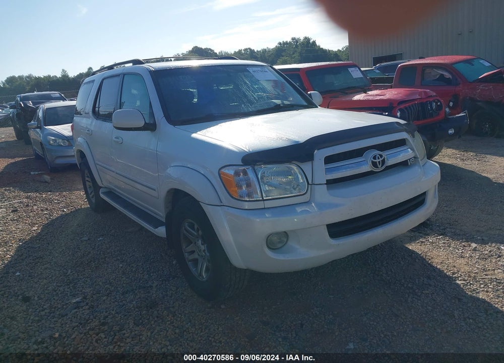 2005 TOYOTA SEQUOIA LIMITED V8 VIN: 5TDZT38A15S257587