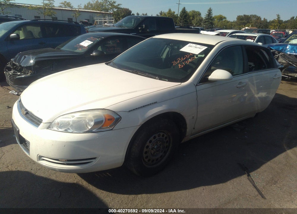 2008 CHEVROLET IMPALA POLICE VIN: 2G1WS553981263634