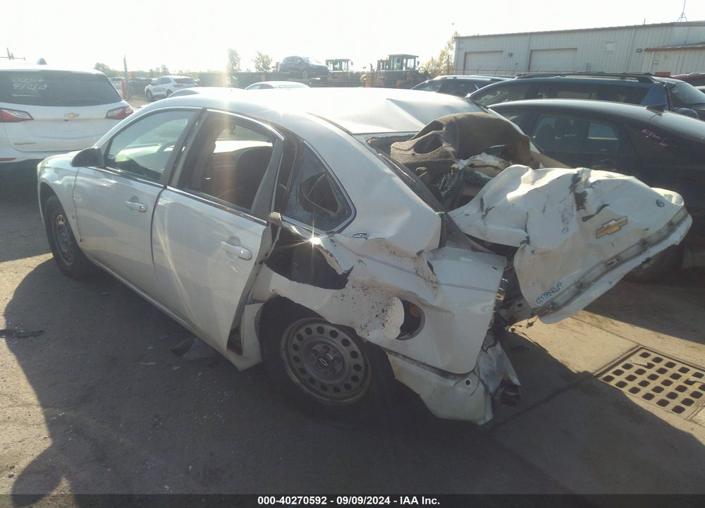 2008 CHEVROLET IMPALA POLICE VIN: 2G1WS553981263634