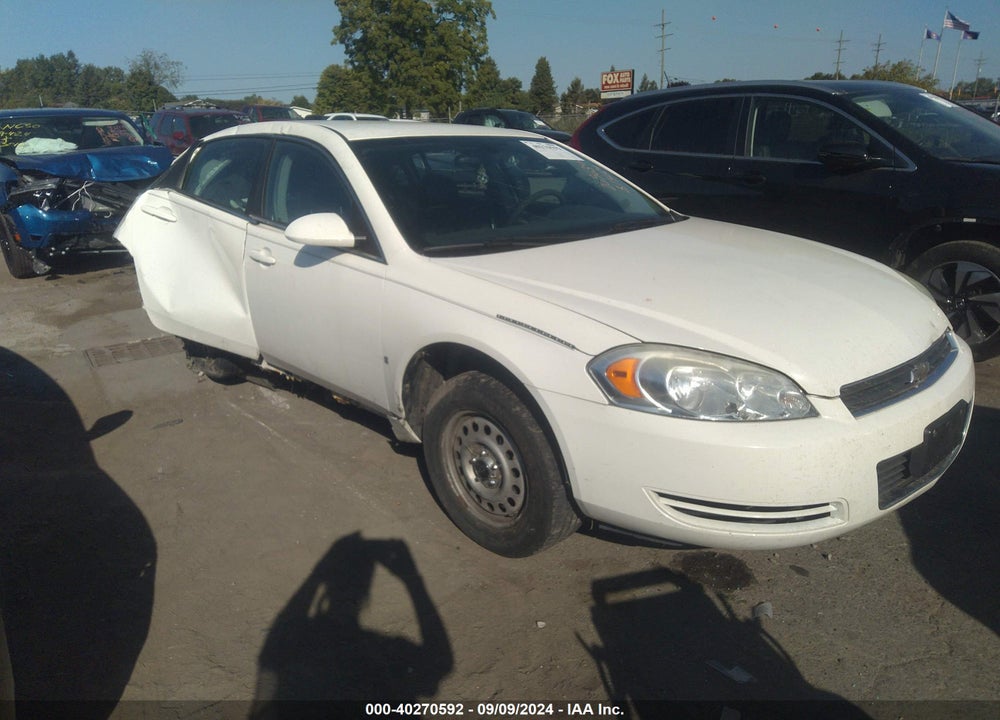 2008 CHEVROLET IMPALA POLICE VIN: 2G1WS553981263634