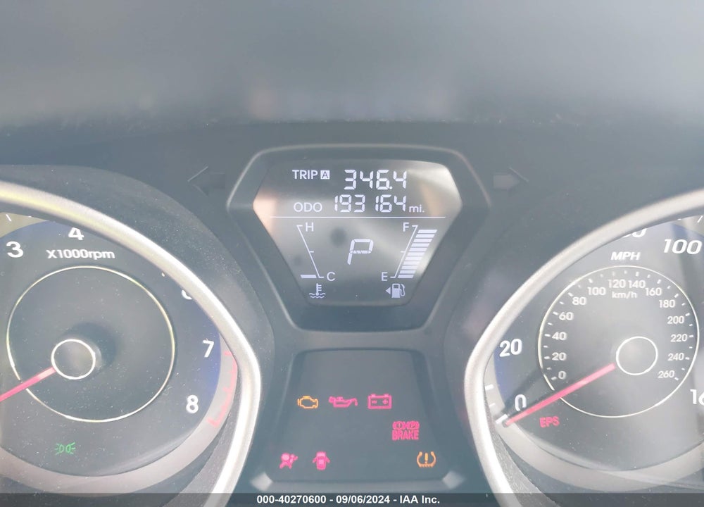 2013 HYUNDAI ELANTRA SE VIN: KMHDH6AE0DU006544