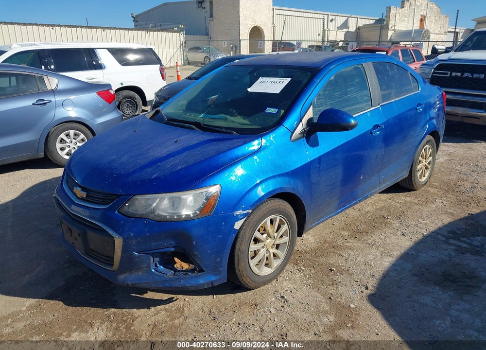 2018 CHEVROLET SONIC LT AUTO VIN: 1G1JD5SH7J4104285