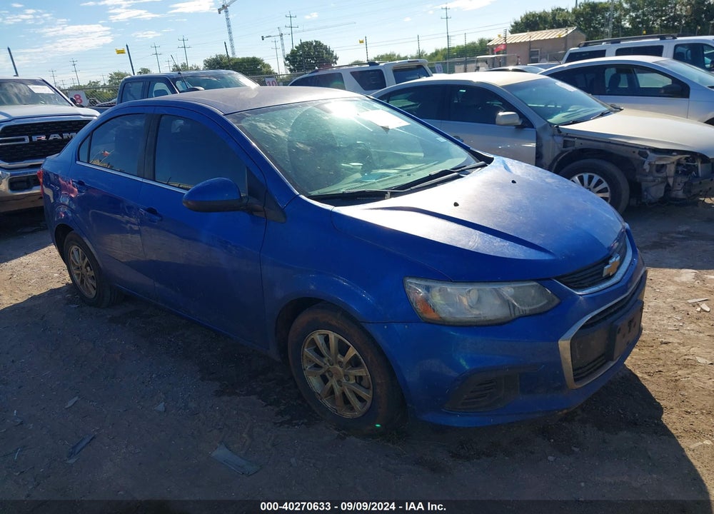 2018 CHEVROLET SONIC LT AUTO VIN: 1G1JD5SH7J4104285