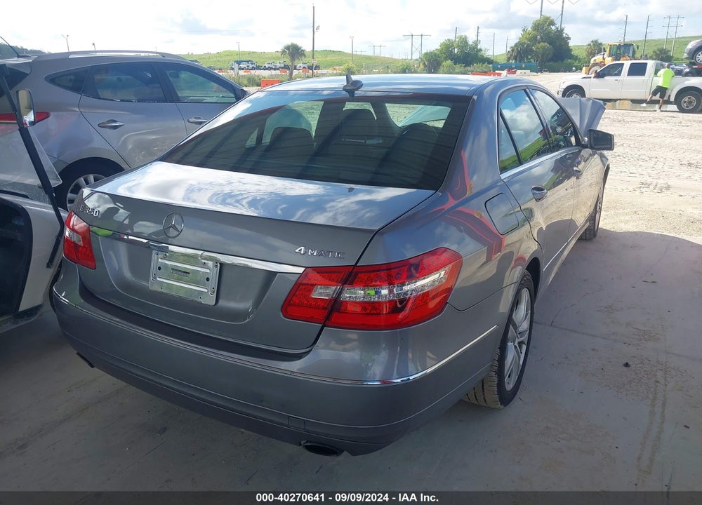 2011 MERCEDES-BENZ E 350 4MATIC VIN: WDDHF8HB8BA433235