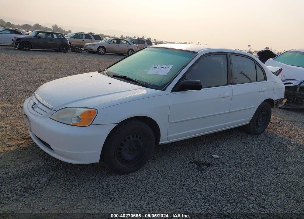 2003 HONDA CIVIC LX VIN: 2HGES155X3H549006