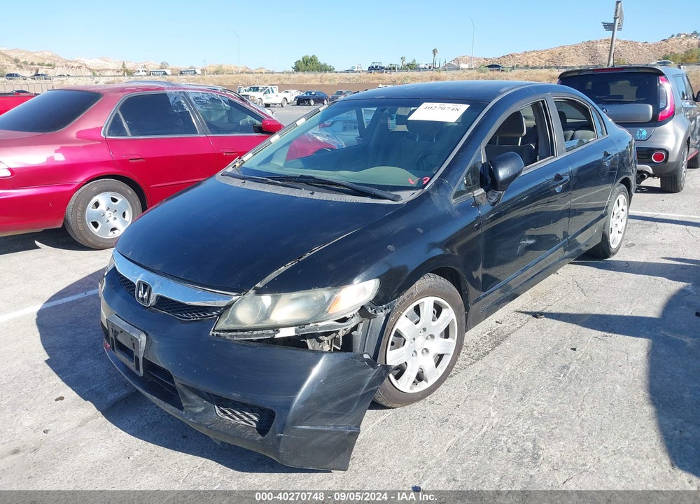 2010 HONDA CIVIC LX VIN: 19XFA1F52AE021585